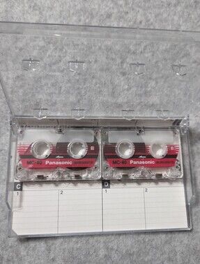 NEW Old Stock Panasonic Microcassette Tapes MC-60 2 pack